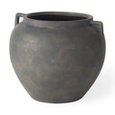 Kilian Short Brown-Gray Double Ear Vase - Default Title