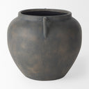 Kilian Short Brown-Gray Double Ear Vase - Default Title