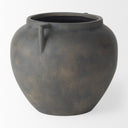 Kilian Short Brown-Gray Double Ear Vase - Default Title