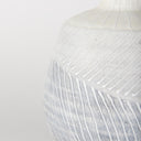 Blume 10H Off-White w Gray Textured Vase - Default Title