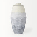 Blume 165H Off-White w Gray Textured Vase - Default Title