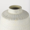 Blume 165H Off-White w Gray Textured Vase - Default Title