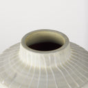 Blume 165H Off-White w Gray Textured Vase - Default Title