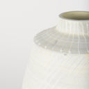 Blume 165H Off-White w Gray Textured Vase - Default Title
