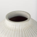 Blume 125H Off-White w Gray Textured Vase - Default Title
