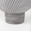 Blume 125H Off-White w Gray Textured Vase - Default Title