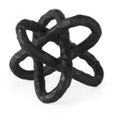 Wilhelm I Small 7L x 7W Black Metal Link Decor Object - Default Title