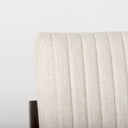 Tahoe Cream Fabric and Black-Brown Wood Dining Chair - Default Title