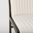 Tahoe Cream Fabric and Black-Brown Wood Dining Chair - Default Title