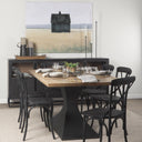 Porter 45L x 45W x 120H Small Black Iron Candle Holder - Default Title