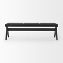 Arvin 591L x 177W x 181H Black Wooden Bench - Default Title