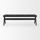 Arvin 591L x 177W x 181H Black Wooden Bench - Default Title
