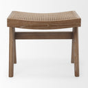 Arvin 217L x 177W x 181H Medium Brown Wooden Stool - Default Title