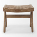 Arvin 217L x 177W x 181H Medium Brown Wooden Stool - Default Title