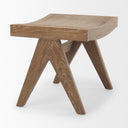 Arvin 217L x 177W x 181H Medium Brown Wooden Stool - Default Title