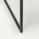 Ronin 22H Square 2-Tier Wood w Black Metal Accent Table - Default Title