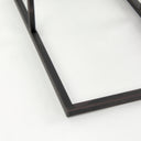 Ronin 25H Rectangle 2-Tier Wood w Black Metal Accent Table - Default Title