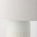 Javier 180L x 180W x 3075H Light Base WCream Shade Table Lamp - Default Title
