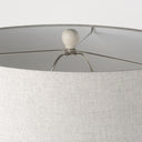 Cato 200L x 200W x 335H Cream Base WWhite Shade Table Lamp - Default Title