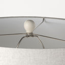 Cato 200L x 200W x 335H Cream Base WWhite Shade Table Lamp - Default Title