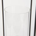 Albus I Large Black Metal Rectangular Table Candle Holder - Default Title