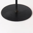 Lorenz Set of 3 Light Brown Wood W Black Metal Base Round Decorative Display Stands - Default Title