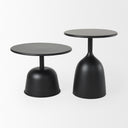 Talulla 197L x 197W x 148H Metal Matte Black Accent Table - Default Title