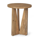 Mattius Light Wood Accent Table - Default Title