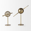Atlas 150L x 70W x 160H Gold Metal Solar System Ornament - Default Title