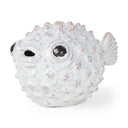 Spike II Large 10L x 6W Off-White Ceramic Puffer Fish - Default Title