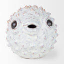 Spike II Large 10L x 6W Off-White Ceramic Puffer Fish - Default Title