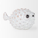 Spike II Large 10L x 6W Off-White Ceramic Puffer Fish - Default Title