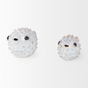 Spike II Large 10L x 6W Off-White Ceramic Puffer Fish - Default Title