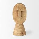 Ivan Medium Wooden Head Sculpture - Default Title