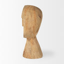 Ivan Medium Wooden Head Sculpture - Default Title
