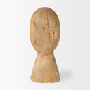 Ivan Medium Wooden Head Sculpture - Default Title