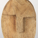 Ivan Medium Wooden Head Sculpture - Default Title