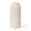 Knox Tall White-Wash Wood Decorative Object - Default Title
