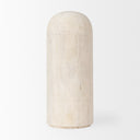 Knox Tall White-Wash Wood Decorative Object - Default Title