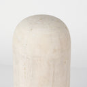 Knox Tall White-Wash Wood Decorative Object - Default Title