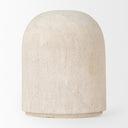Knox Short White-Wash Wood Decorative Object - Default Title