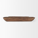 Athena Set of 2 Extra Large Medium Brown Reclaimed Wood Trays - Default Title