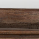 Athena Set of 2 Extra Large Medium Brown Reclaimed Wood Trays - Default Title