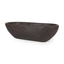 Athena Extra Large Oblong Black-Brown Reclaimed Wood Bowl - Default Title