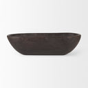 Athena Extra Large Oblong Black-Brown Reclaimed Wood Bowl - Default Title