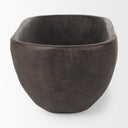 Athena Extra Large Oblong Black-Brown Reclaimed Wood Bowl - Default Title