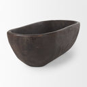 Athena Extra Large Oblong Black-Brown Reclaimed Wood Bowl - Default Title