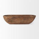 Athena Extra Large Oblong Medium Brown Reclaimed Wood Bowl - Default Title