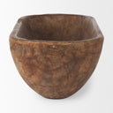 Athena Extra Large Oblong Medium Brown Reclaimed Wood Bowl - Default Title