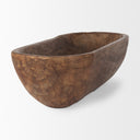 Athena Extra Large Oblong Medium Brown Reclaimed Wood Bowl - Default Title